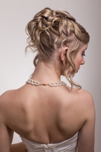 Chignon bouclé
